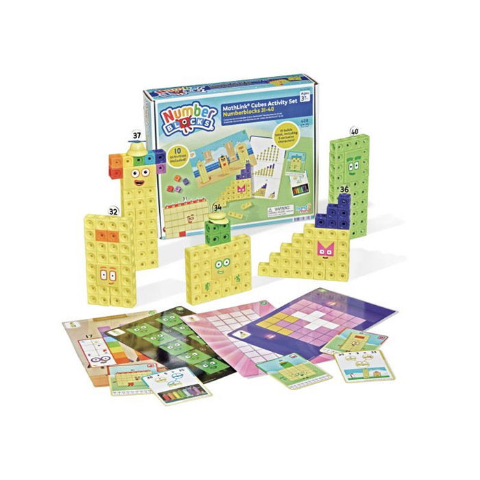 MathLink Cubes Numberblocks 31–40 Activity Set Mainan Edukasi STEM Matematika Anak Official Numberbl