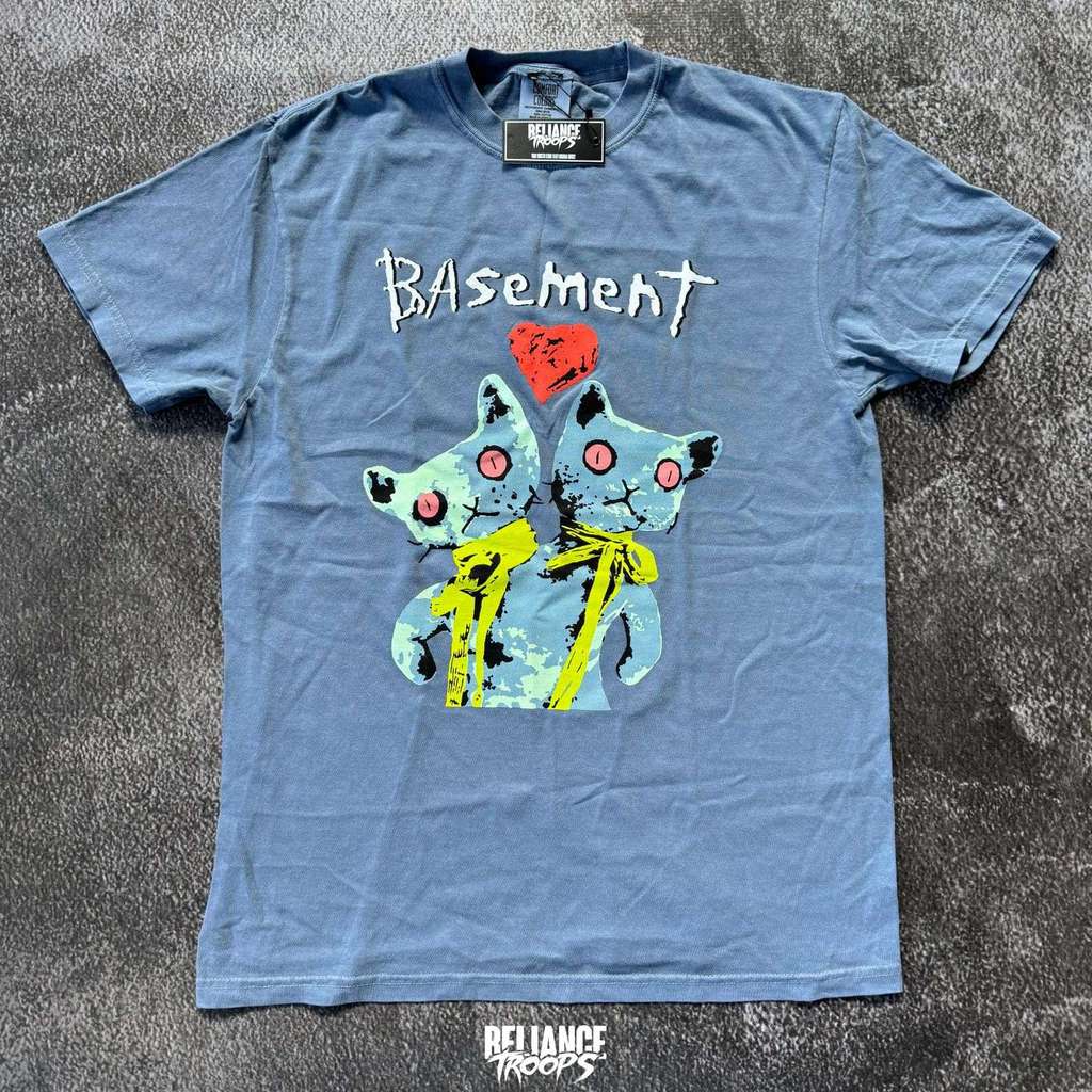 T-shirt Official | Basement - Siamese Cat (Blue)