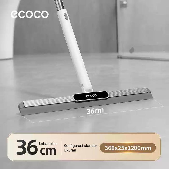 ECOCO Telescopic Wiper Broom - wiper rumah tangga pel wiper kamar mandi Pel lantai kamar mandi wiper