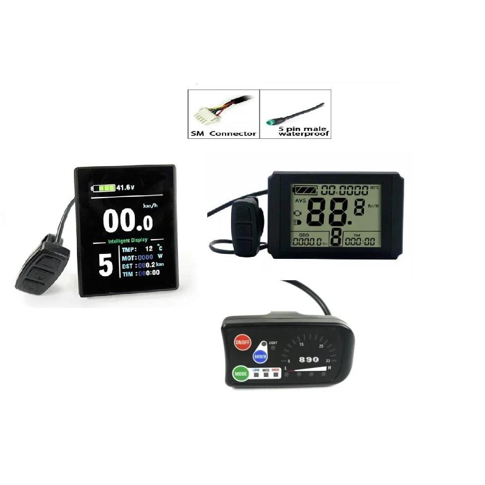 electric bicycles 24V 36V 48V 60V 72V intelligent KT LCD3 LCD8S LED890 splay ebike LCD Bike control 