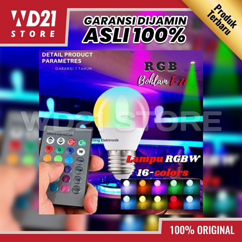 [100% ORIGINAL] LAMPU RGB 5WATT | D23