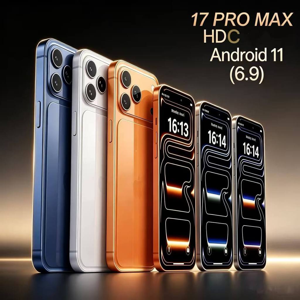 Smartphone Android hp iP 17 Pro Max hdc Android11 Garansi bisa behasa Indonesia 6.9inch