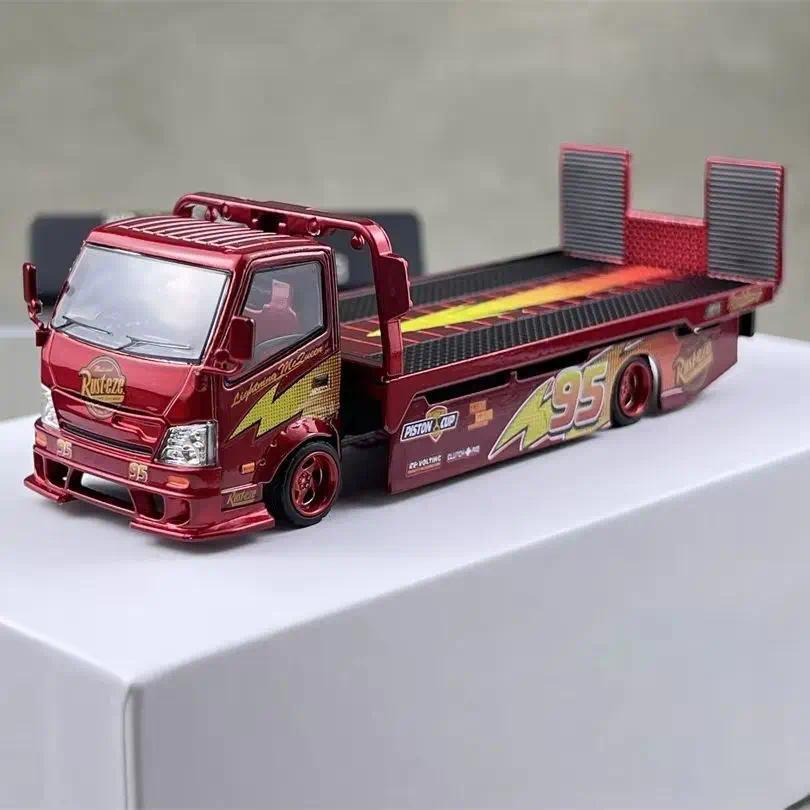 CoolCar 1:64 H300 Flatbed Transport Trailer Alloy Car Model