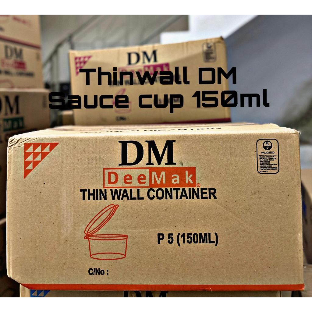 THINWALL SAOS SAMBAL KECIL 25ML, 35ML,50 ML DAN 80ML MEREK DM 1 DUS TERMURAH GROSIR