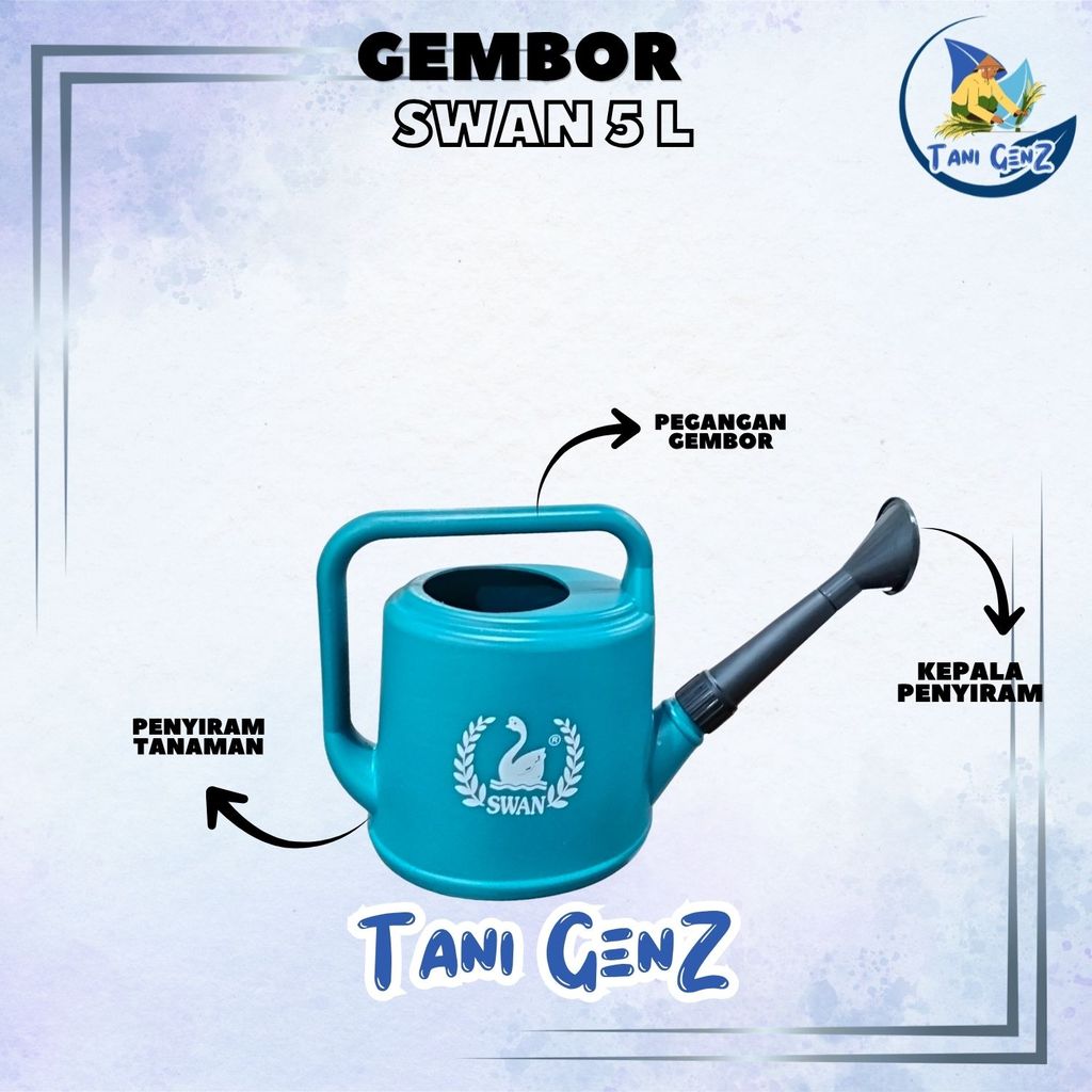 GEMBOR PENYIRAM TANAMAN ORIGINAL SWAN 5L