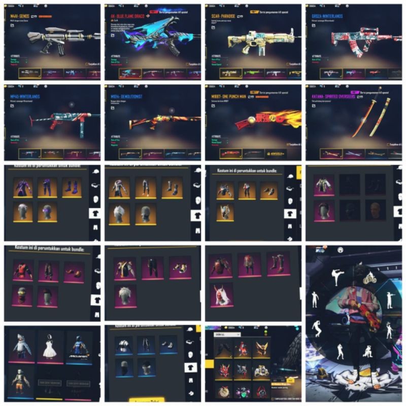 AKUN FREE FIRE SULTAN/OLD MURAH