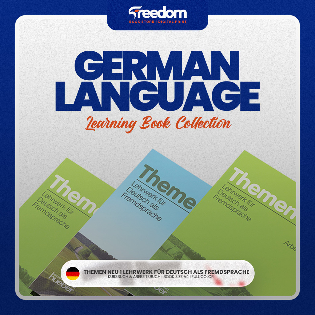 Buku Bahasa Jerman Themen Neu 1 Kursbuch & Arbeitsbuch A1 – Deutsch für Anfänger