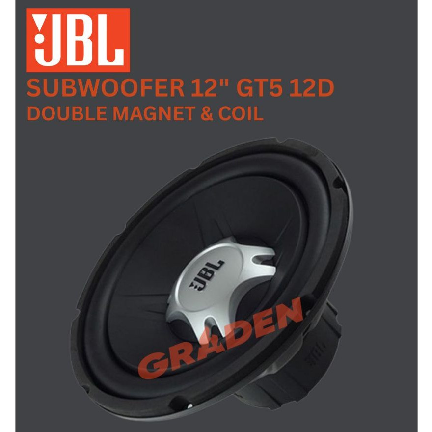 SUBWOOFER MOBIL 12inch DOUBLE COIL GT-5 12D