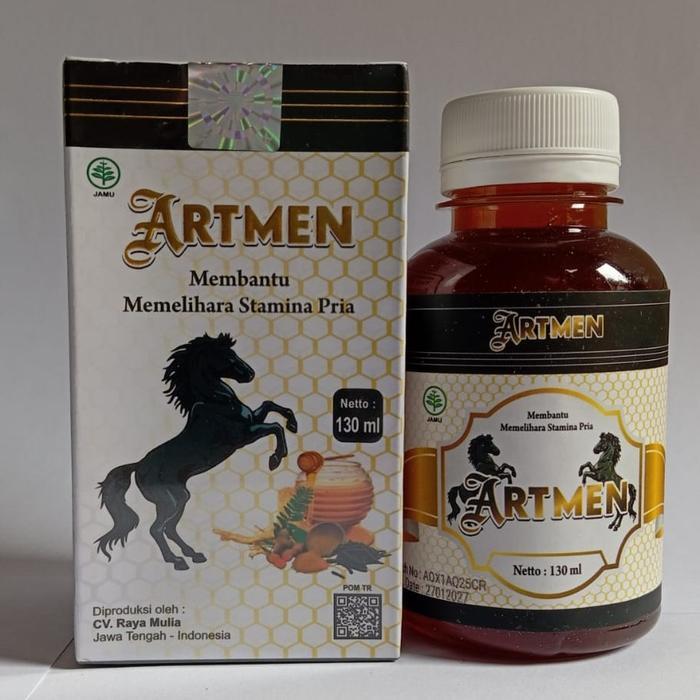 Madu Artmen 130ML Madu Herbal BPOM Madu Kuat Tahan Lama Madu Asli Murni Stamina Pria Dewasa Bisa COD