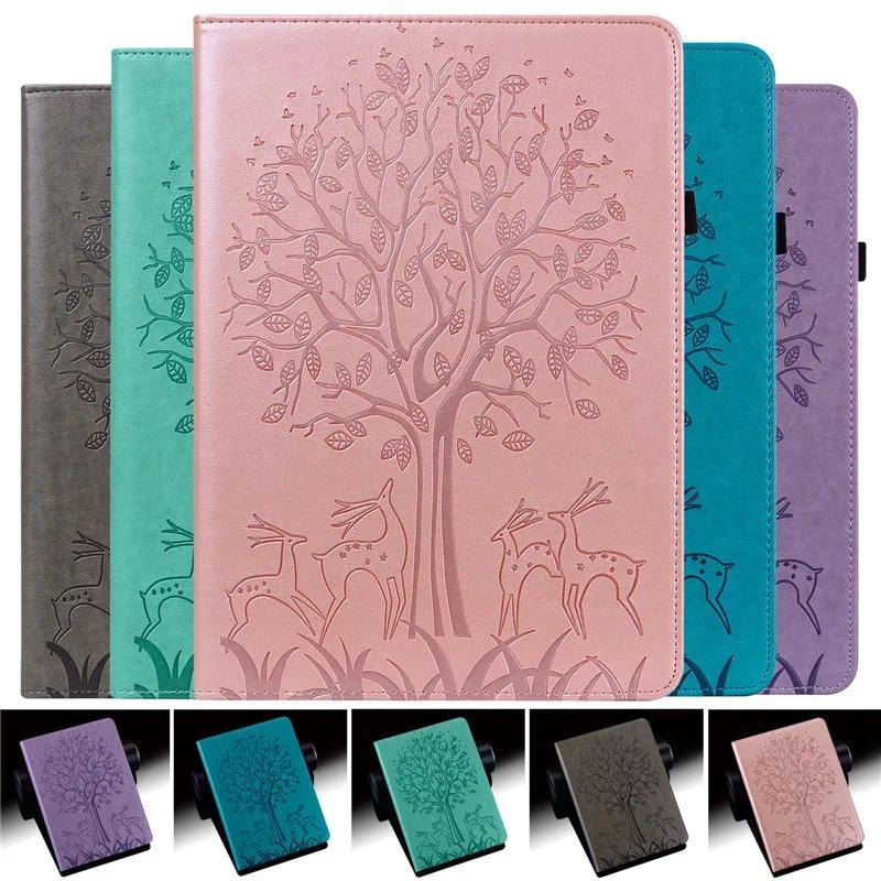 Embossed Tree Deer Flip Cover for Coque Lenovo Tab M8 Case Wallet Tablet Cover For Lenovo M8 Case TB