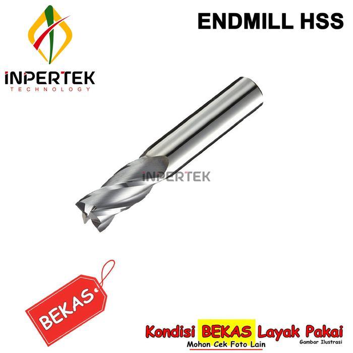 Endmill CARBIDE 20 HSS Bekas Mulus Layak Pakai