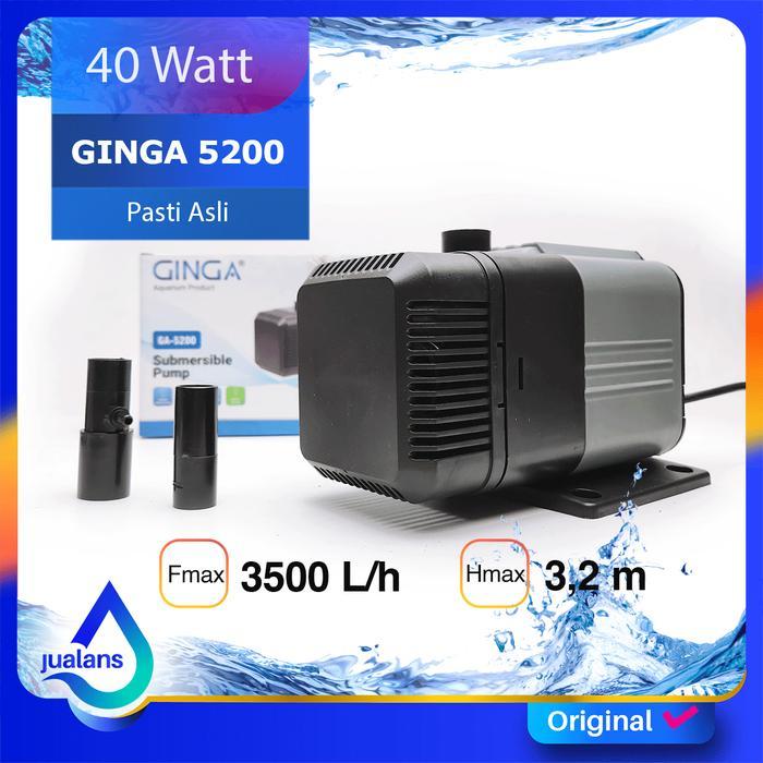 GINGA GA 5200 Pompa Aquarium Kolam Koi 3500 LH