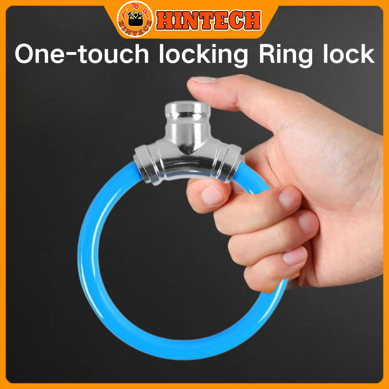 Kunci Cincin Sepeda Anti Maling Kunci Rantai Sepeda Tahan Air Kunci Sepeda Gunung Anti Geser Gembok 