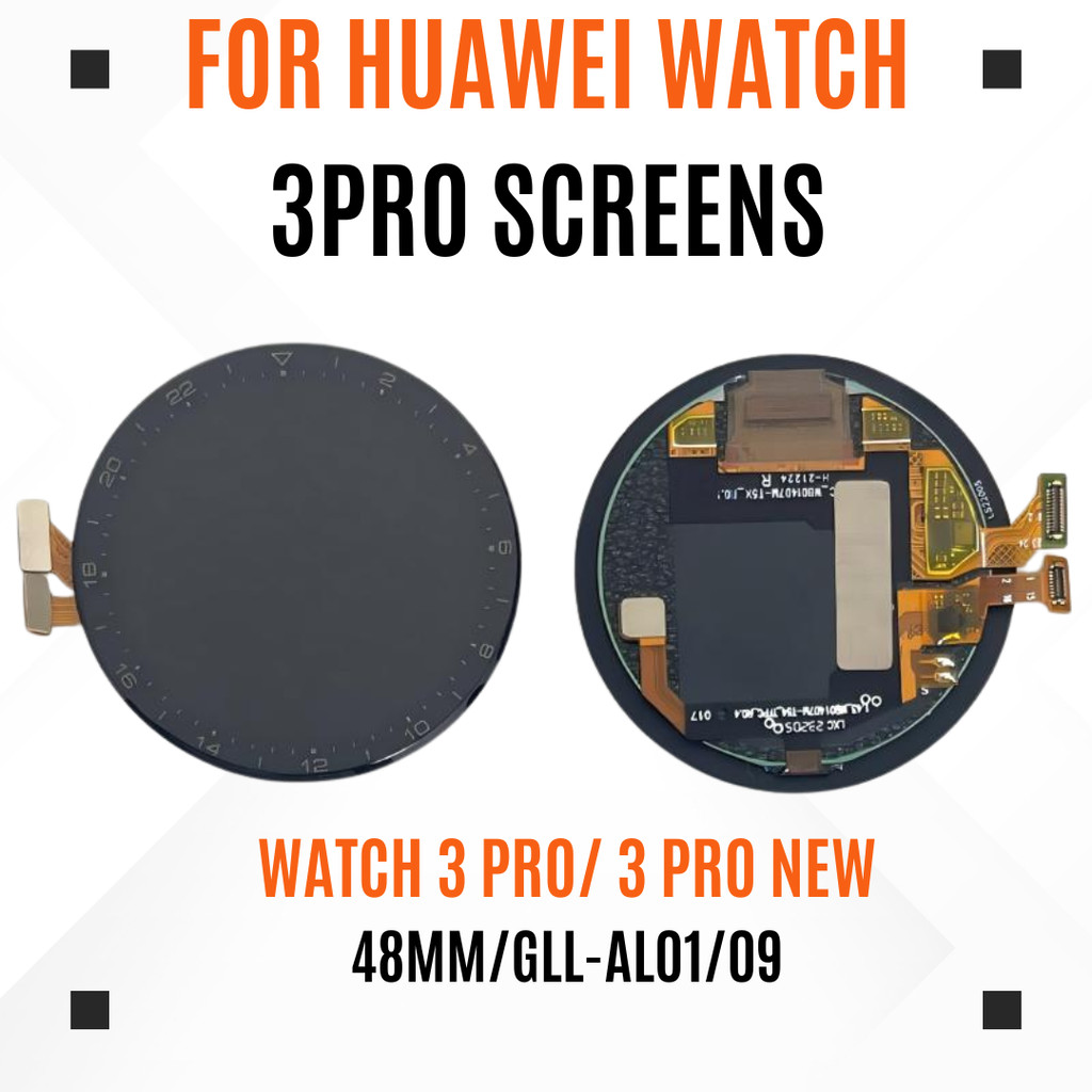 For Huawei Watch 3 Pro 48mm GLL-AL01/GLL-AL09 LCD Display Touch Screen Digitizer Assembly For Huawei
