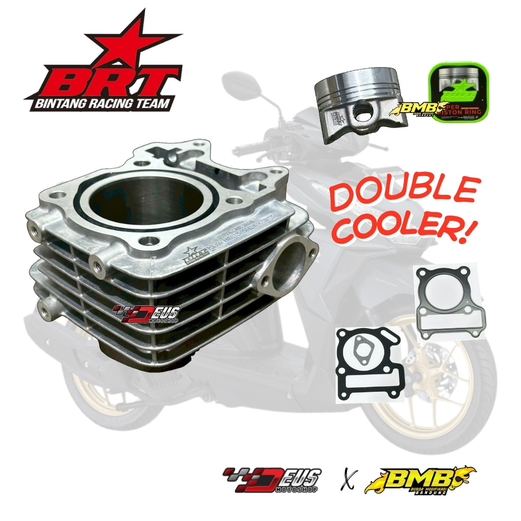 BRT Blok Mesin BRT Bore up 62mm Vario 125 / 150 PCX160 / Vario 160 Stylo 160 ADV 160