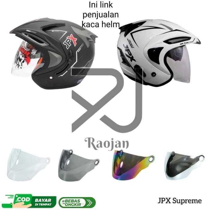 Kaca helm Jpx Supreme Visor helm Jpx Supreme
