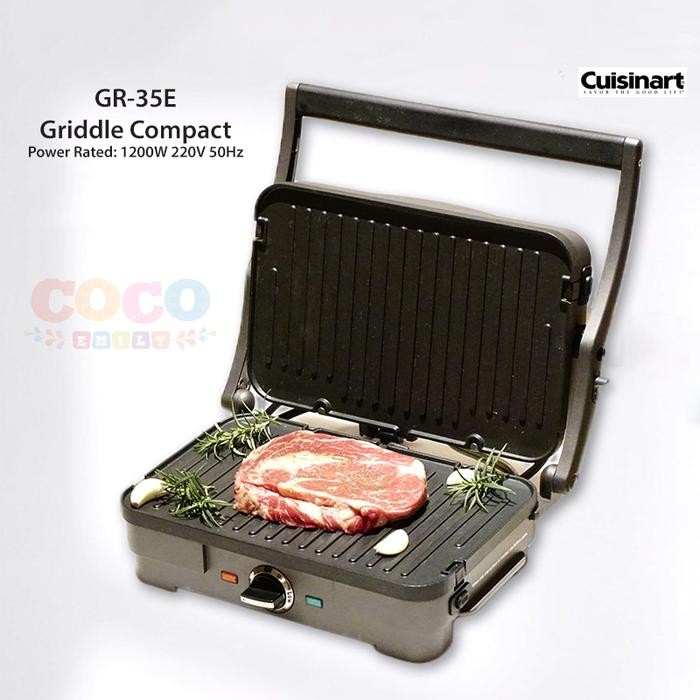 PROMO  CUISINART GR-35E Griddle household multi-function grilled steak frying machine smokeless gril