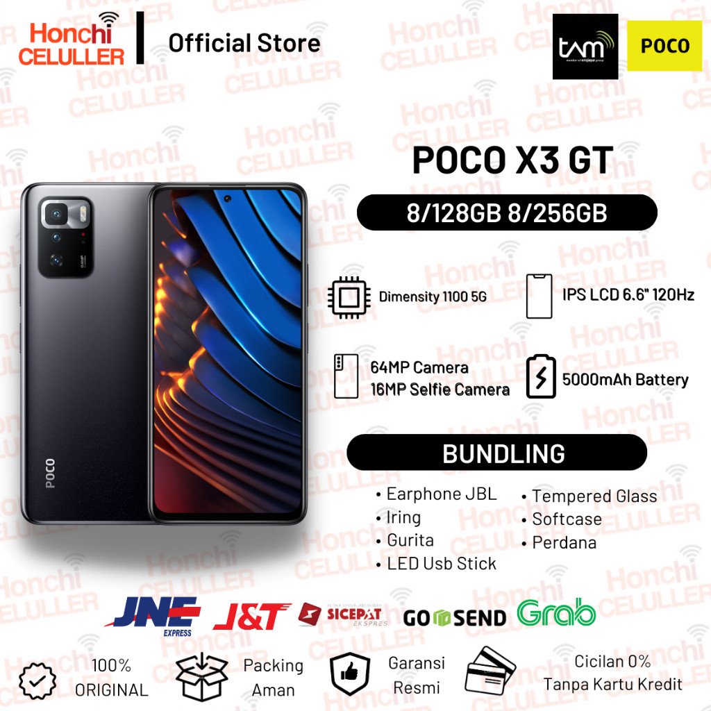 Xiaomi POCO X3 GT 5G 8/256GB 8/128GB Garansi Resmi POCO Indonesia TAM