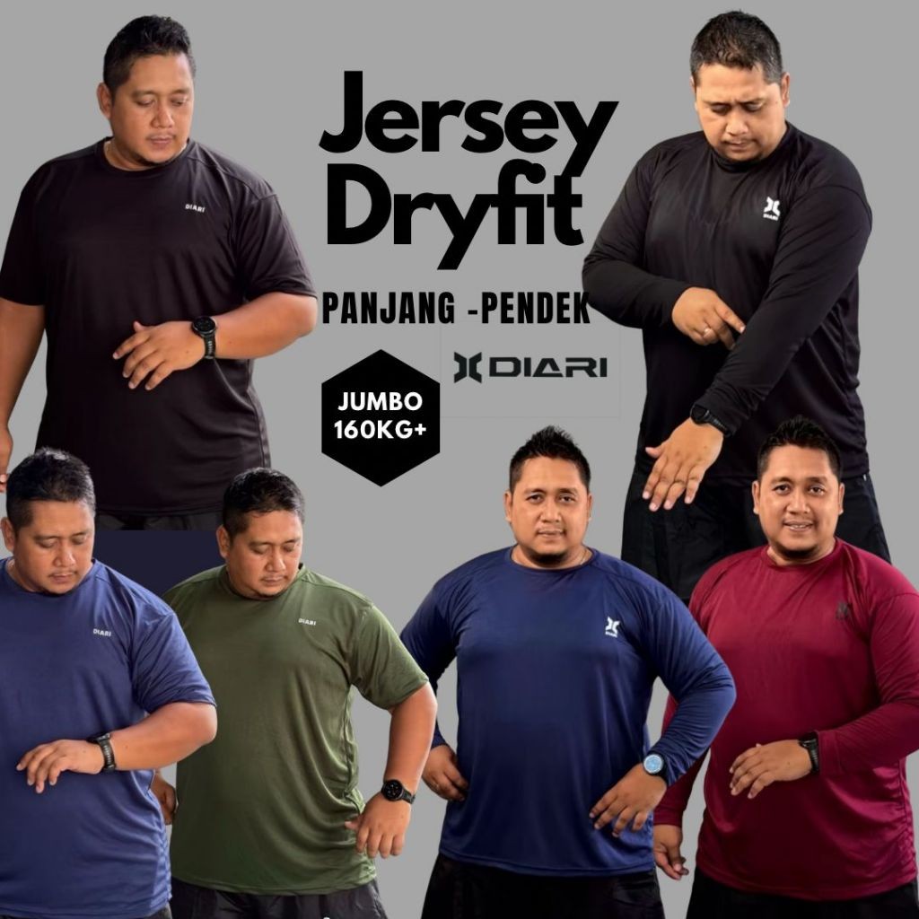 Nirwanty Kaos Dryfit Super JUMBO BIGSIZE