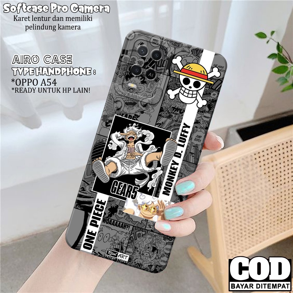 Case Oppo A54 - Softcase Oppo A54 - Fashion Case Anime - Casing Oppo A54 - Softcase Pro Camera - Tpu
