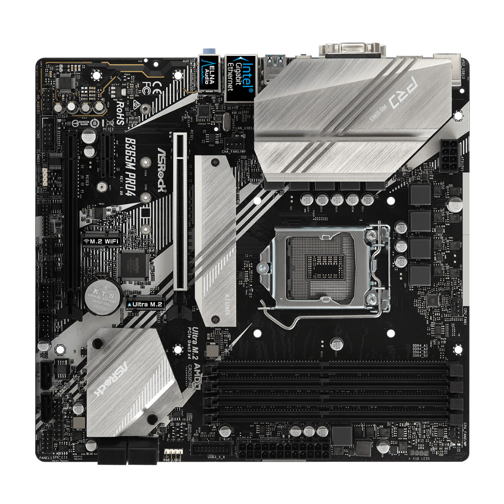 ASROCK B365M Pro4 Motherboard B365 LGA 1151 Support i9-9900K 9900 i7-9700K i5-8500 9400F i3-9100 CPU