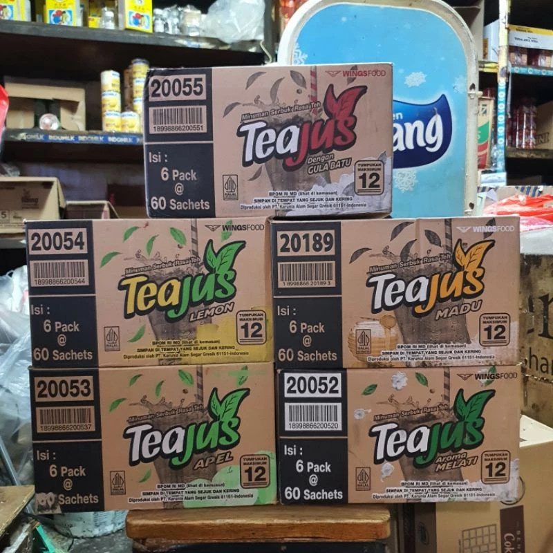 TEAJUS TEA JUS 1 DUS 36 Renceng x 10 Sachet ALL VARIAN