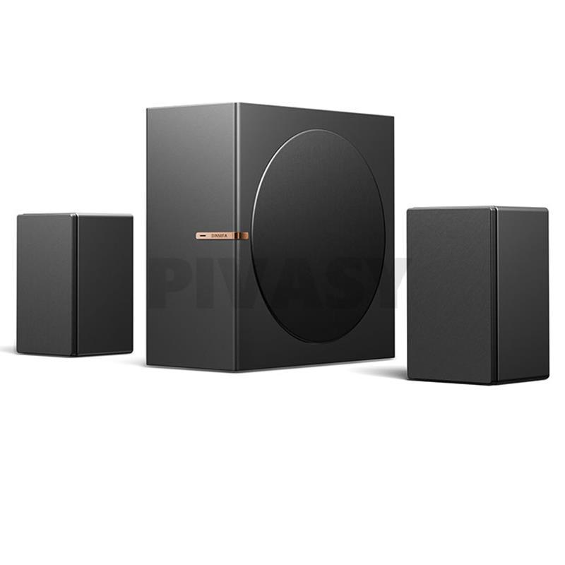 8 Inch Wooden Speaker 60W Peak Power Bass Speaker 5.4 Bluetooth Sound Box Full-Range Subwoofer AUX  