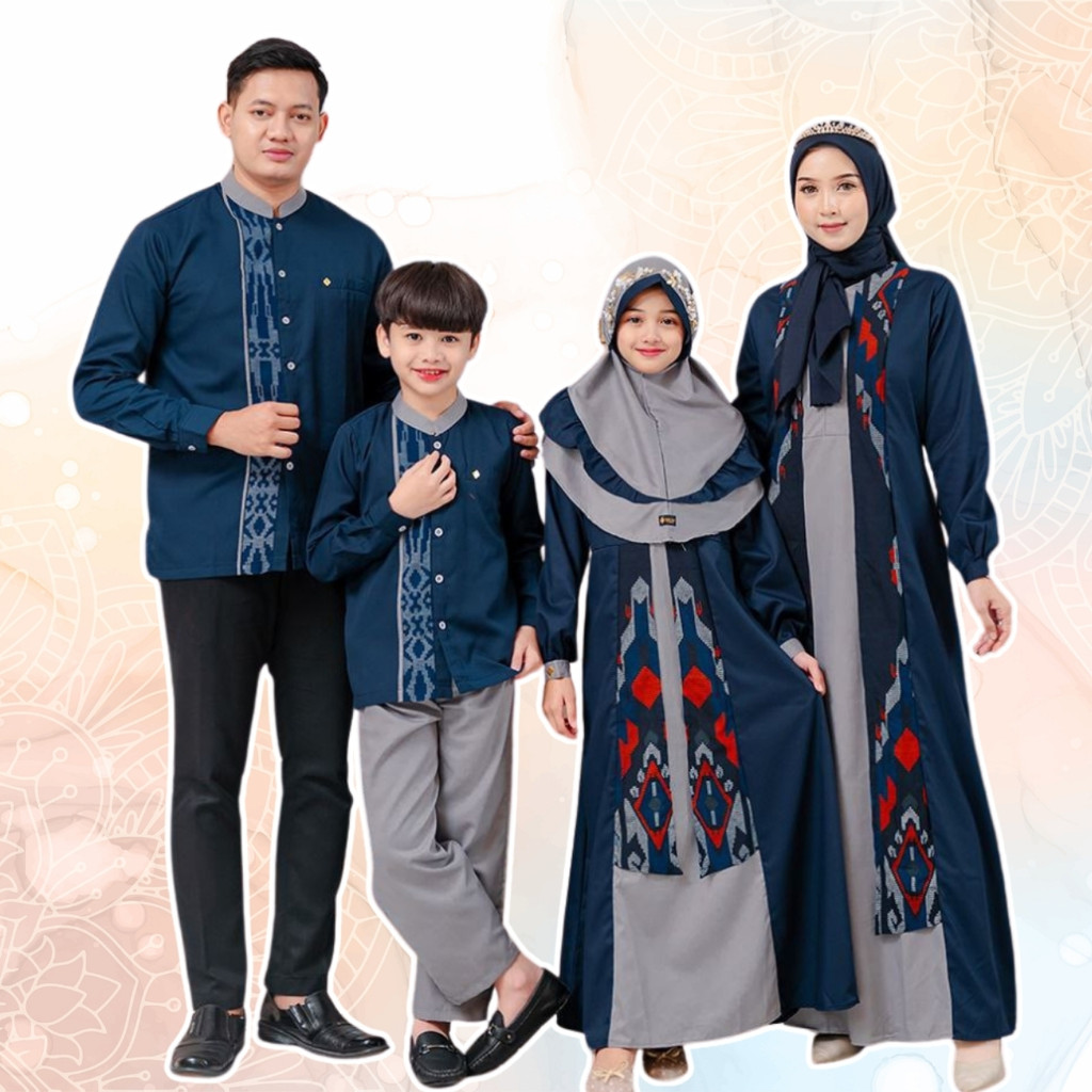 Baju Couple Lebaran 2026 Kapelan Pacar Pasangan Keluarga Cowok Cewek Silmi Rengganis Family