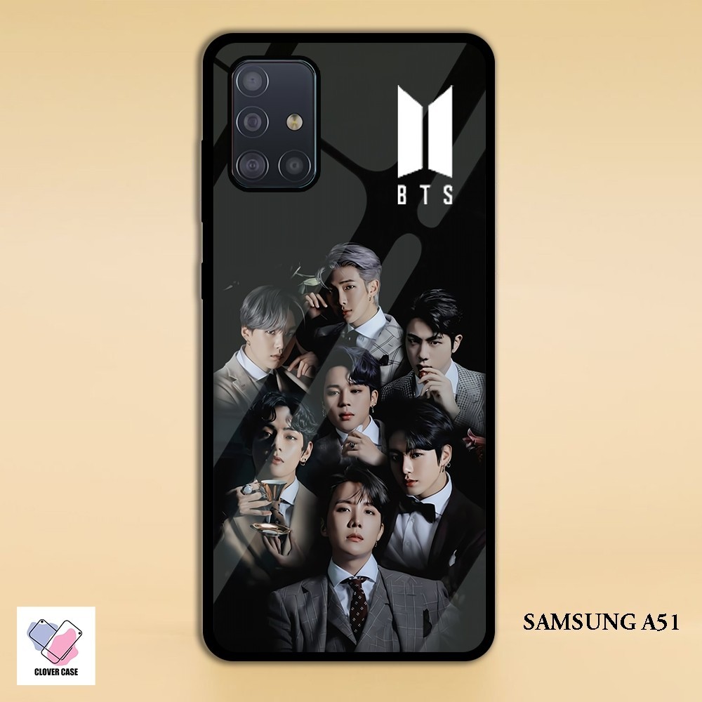 [KP14]  Case Glossy Case | SAMSUNG A51 | CASE KEKINIAN LUCU |  Casing Hp Kilau Motif BTS