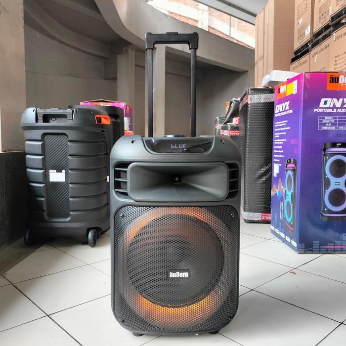 Speaker Portable 12 Inch Aubern VS-12 Bluetooth Original Bass  Wireless