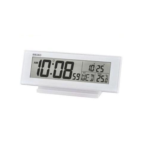 HomeDream Jam Meja / Digital Clock SEIKO QHL072W Putih - QHL072W