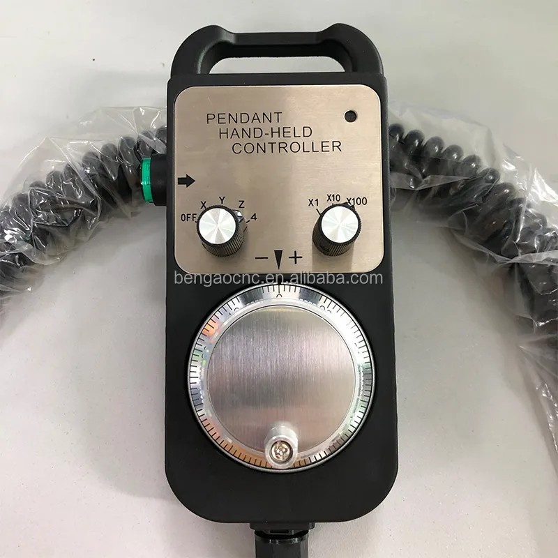BRAND NEW HT Cnc Pulse Generator With Enable Button Mpg Handwheell for Siemens Mitsubishi Fanuc Syst