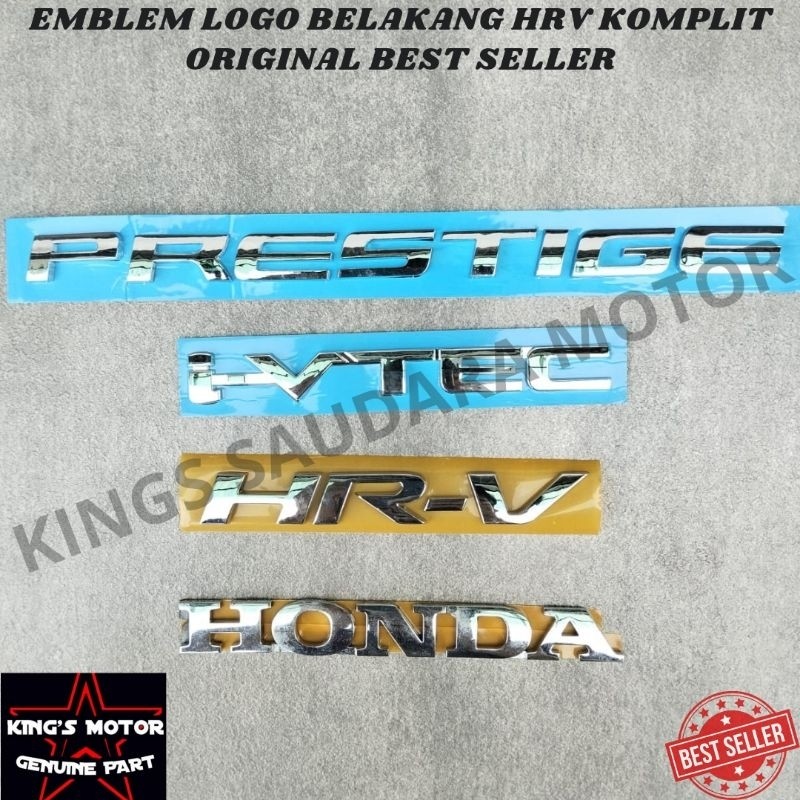 Trend Aksesoris~ BEST Emblem Bagasi Honda HRV Original