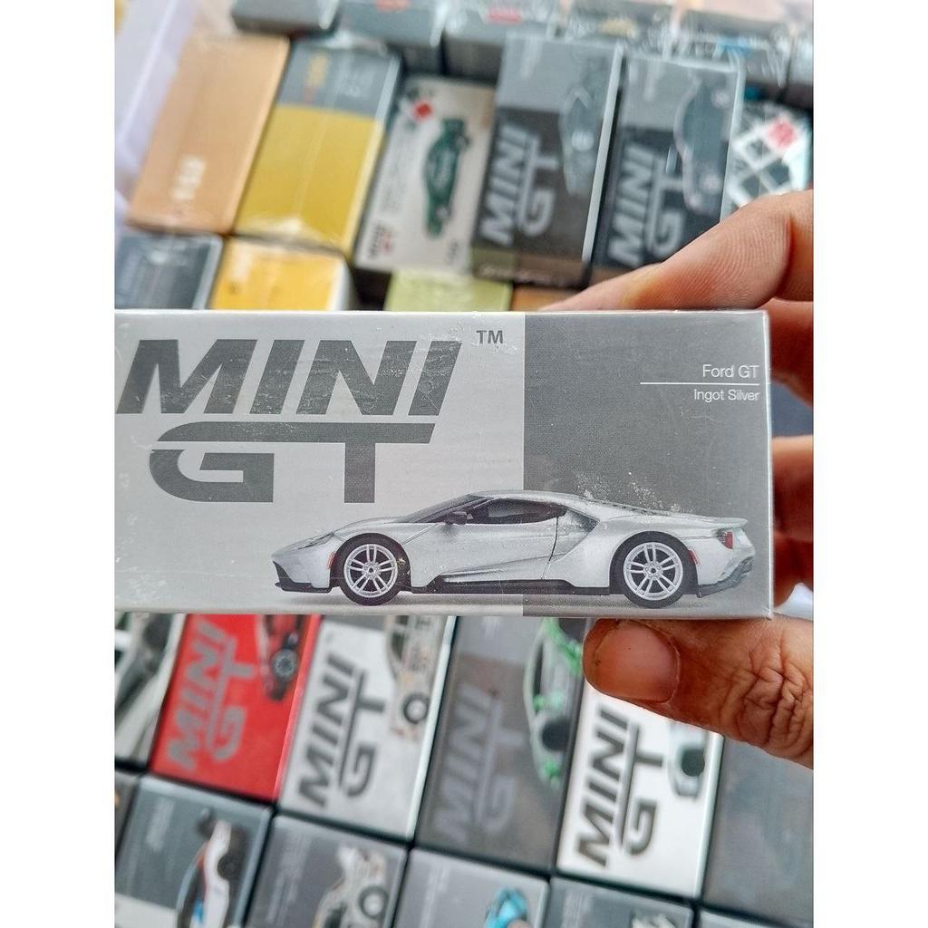 Mini GT 340 Ford GT Ingot Silver