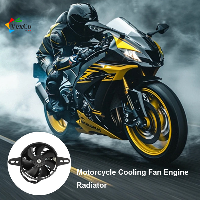 VEXCORE COD Kipas Pendingin Sepeda Motor 12V Pendingin Oli Mesin Radiator Listrik Cocok Untuk Akseso