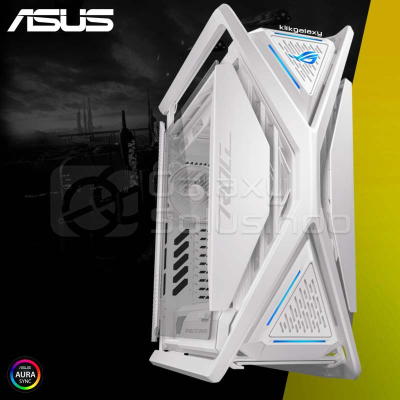 ASUS ROG HYPERION GR701 White Tempered Glass E-ATX Gaming Case - CG