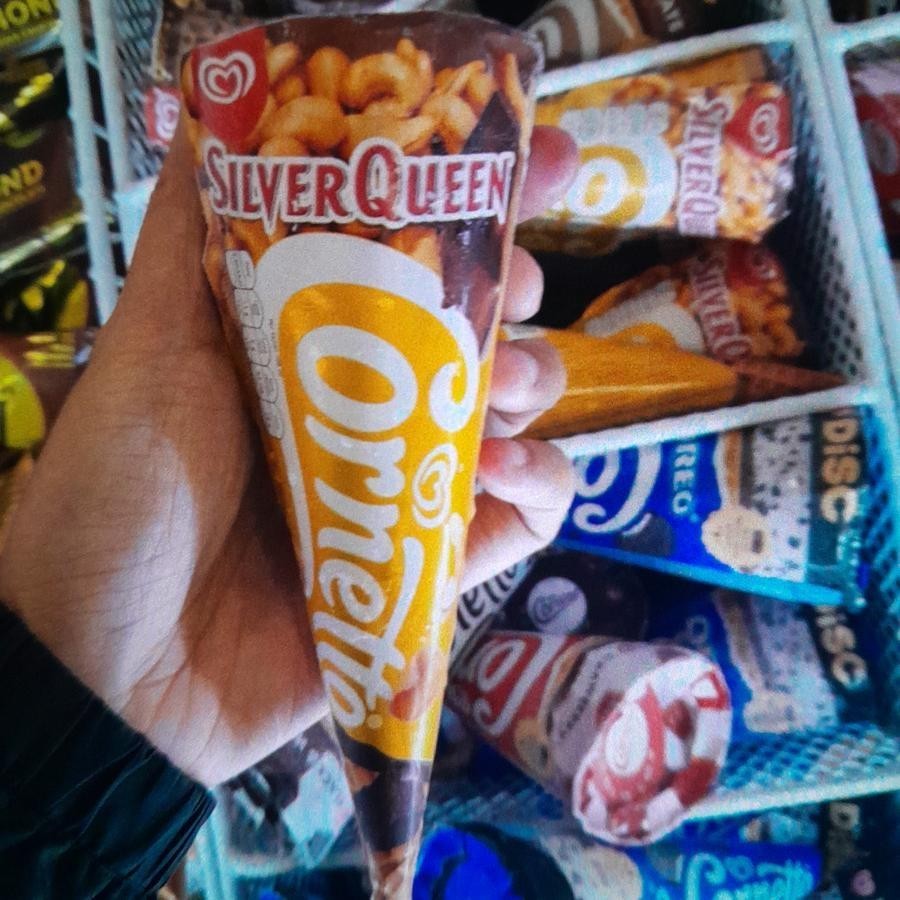 Wall's CORNETTO Ice Cream Walls Es Krim Rasa SILVERQUEEN