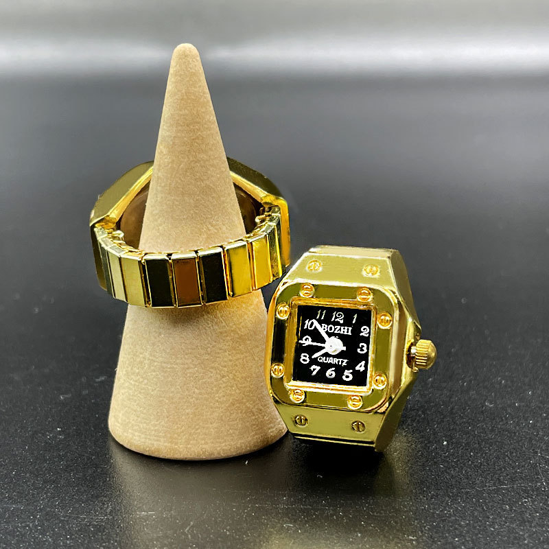 Jam Tangan Cincin Jari Unisex Sederhana Fashion
