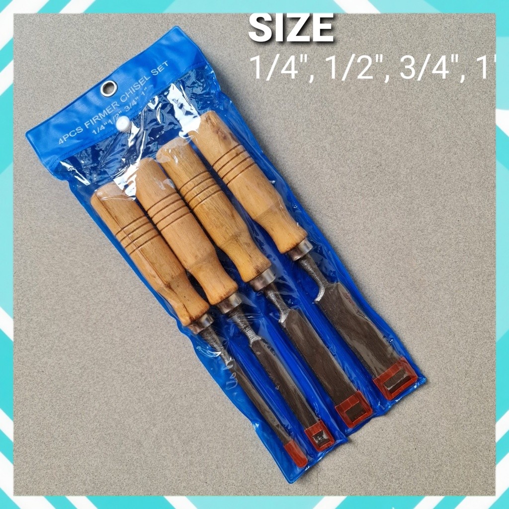 Pahat Kayu Set 4 PCS PANDA 2355