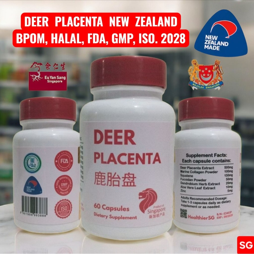 HEALTHIERSG DEER PLACENTA NEW ZEALAND PLASENTA RUSA EIGHTH EDITION ORIGINAL BIO