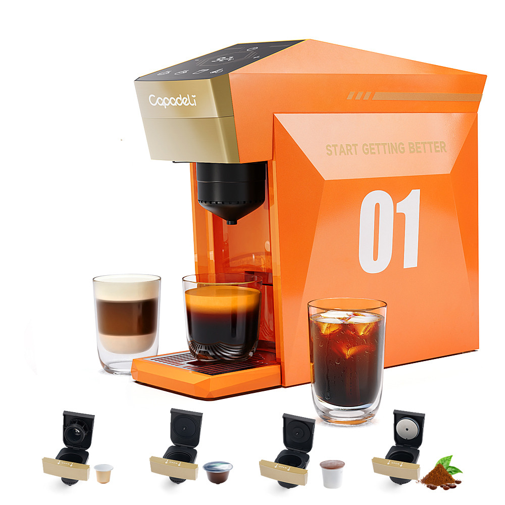 multi capsule espresso machine 19Bar Coffee machine 4IN1  Pod coffee machine DG NS k-cup Powder