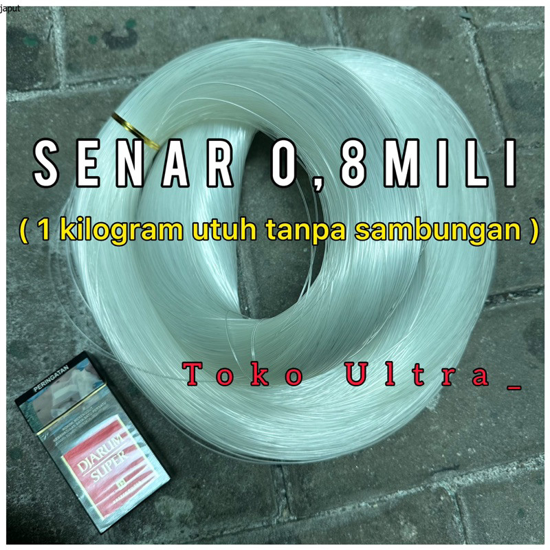 SENAR 0.8 MILI 1 KILOGRAM / SENAR KILOAN / SENAR PANCING 0,8 MM