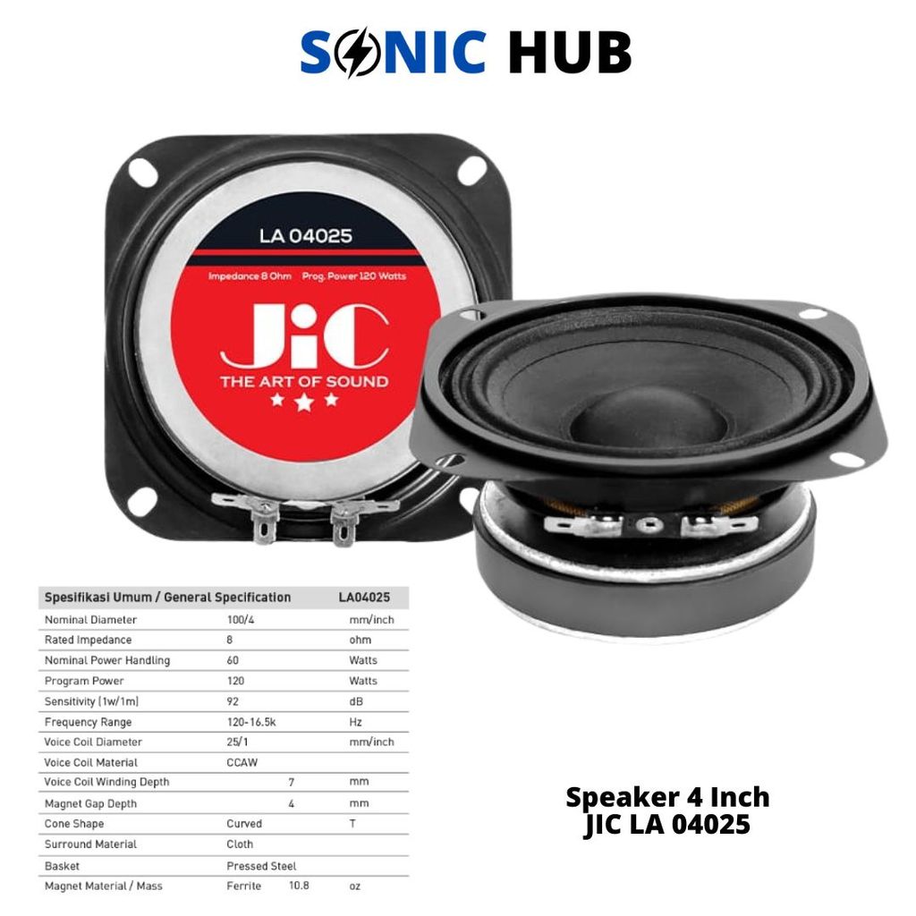 SPEAKER 4INCH JIC LA04025 PACKING BUBBLEWRAP