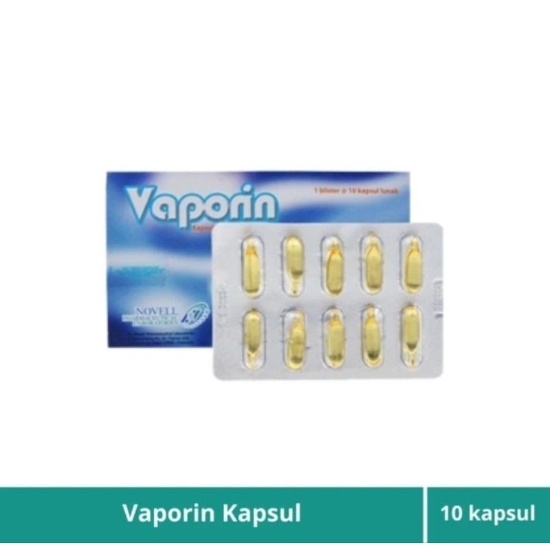 Vaporin Box Isi 10 Kapsul Untuk Bayi Dan Dewasa