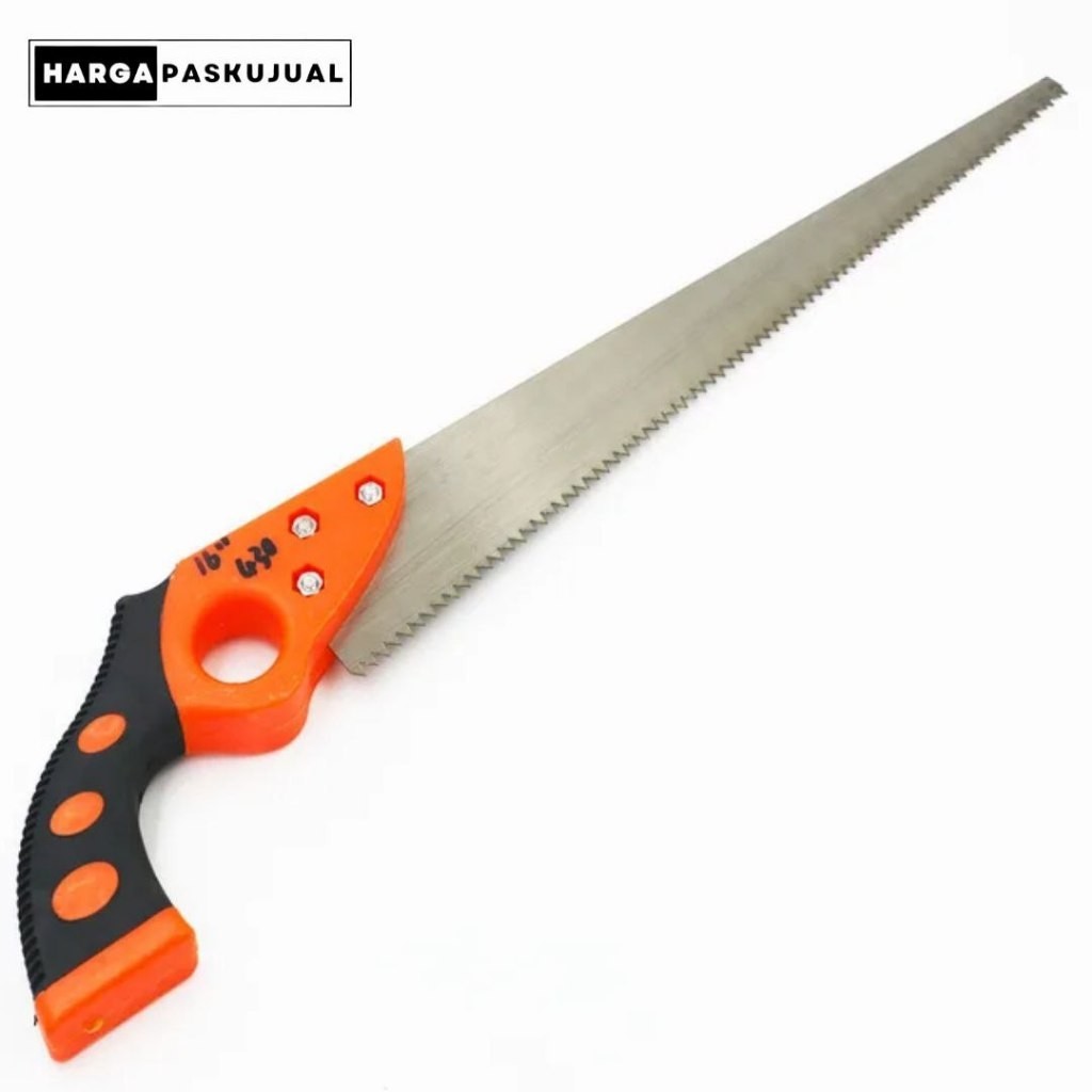 Gergaji Runcing Lancip Teflon Potong Kayu Triplek Kikir Mesin 14 Inch Hand Compass Saw Teflon 350mm 