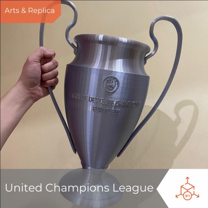 Replika Piala UCL | Trophies Piala, Replica United Champions League - 20cm, Original