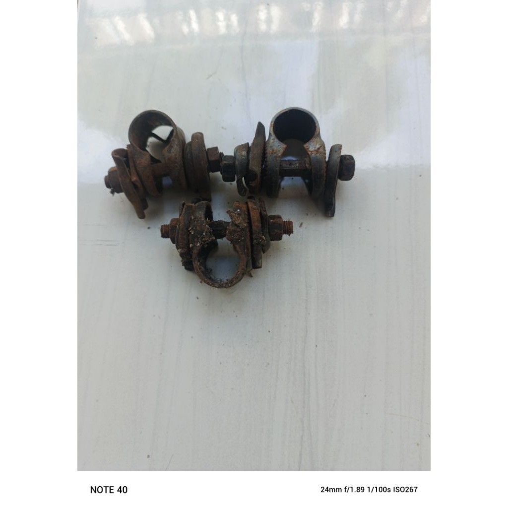 seatclamp atau jepitan tihang jok sepeda bmx mtb balap besi jadul second