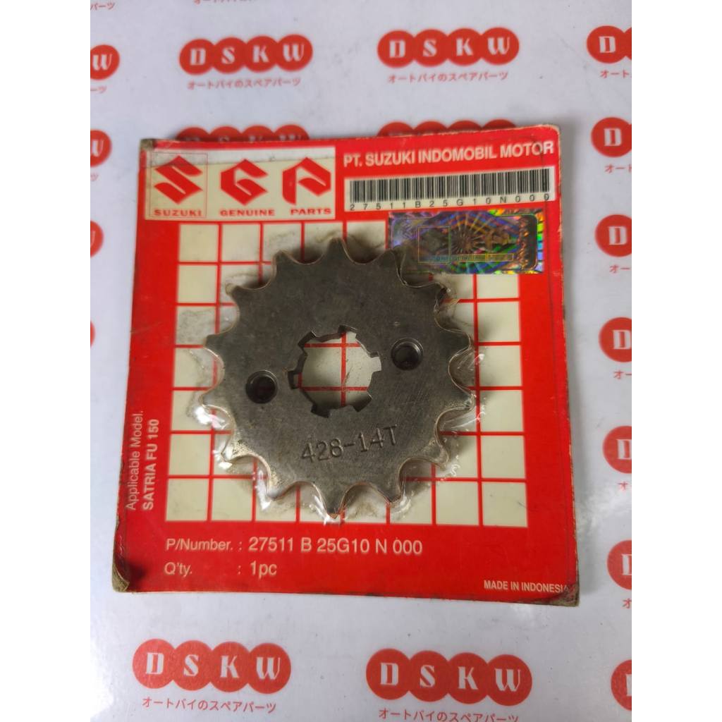 Gir Depan 428-14T SATRIA FU150 SGP 27511-25G10-000