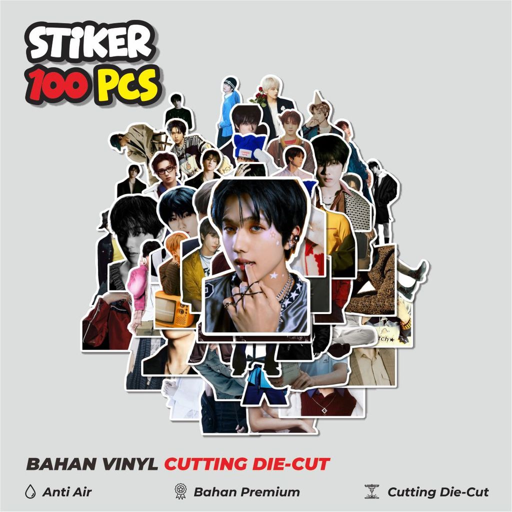 Terbaru 50 pcs Stiker  PARK JISUNG (NCT DREAM) Dekorasi Lucu Kreatif untuk Notebook, Skateboard, HP