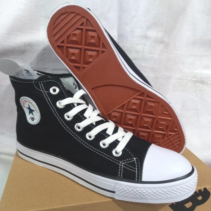 sepatu sekolah NB/MB Master basket original tinggi hc - hitam/putih, 45